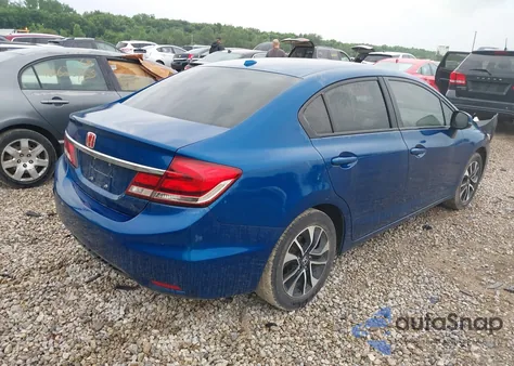 2013 Honda Civic Ex-L z USA, uszkodzony, nr VIN 2HGFB2F98DH503851